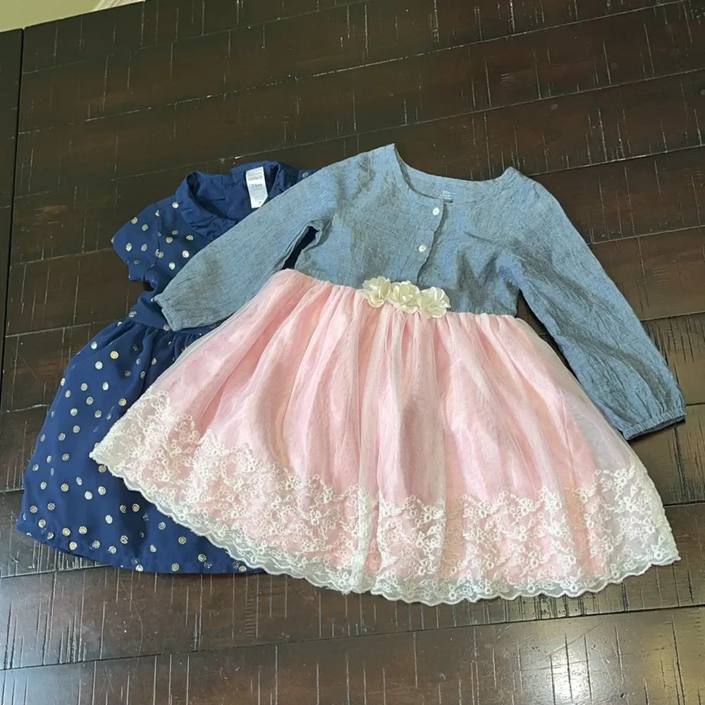 Carter's Baby girl 24mo dress bundle x2